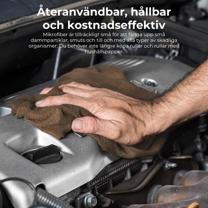 ♻️ Återanvändbara mikrofiberhanddukar på rulle (20 st)