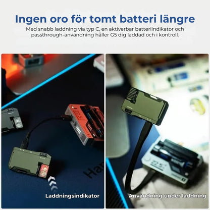 G5 EDC lampa med 400 LUMEN