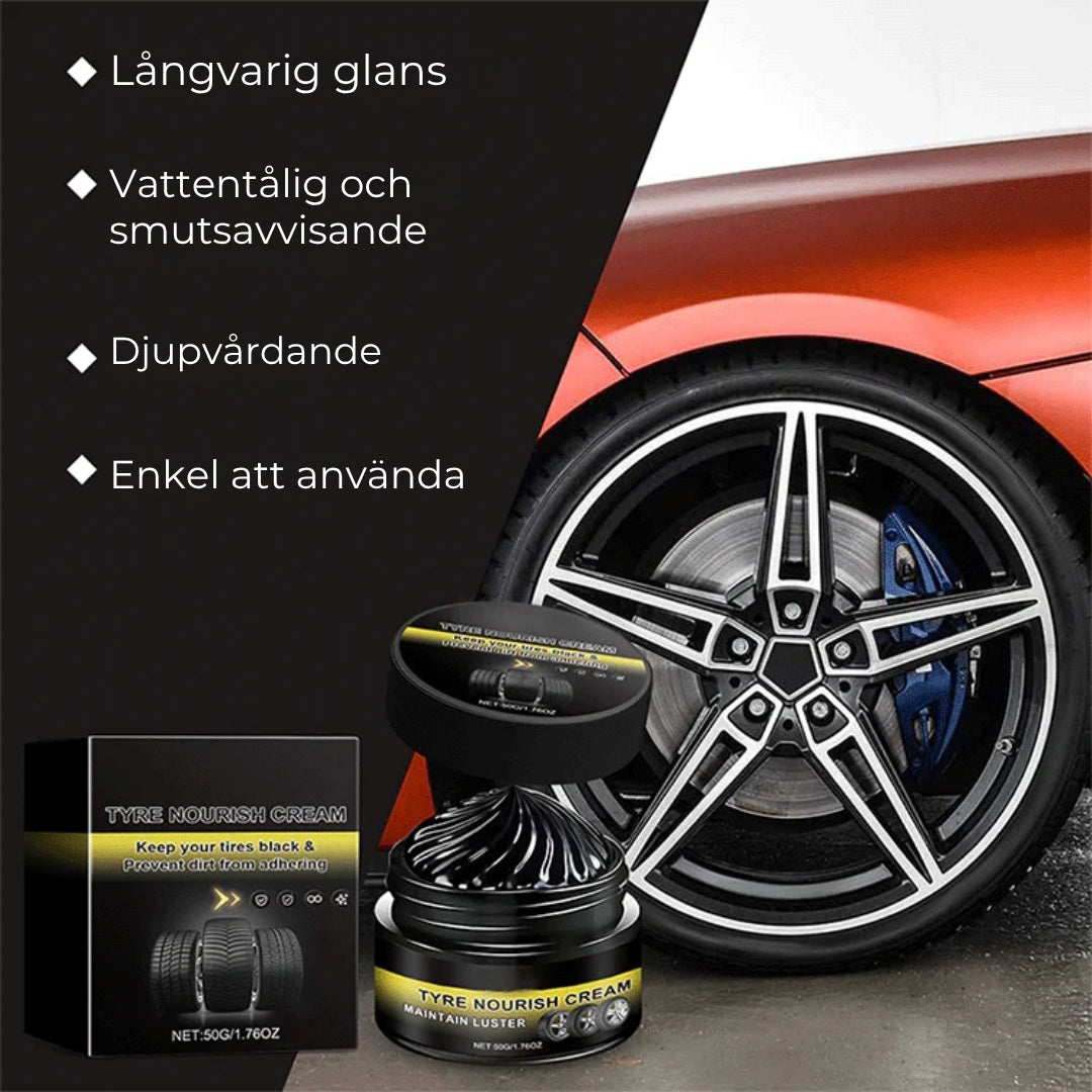 Poleringskräm för Bildäck | Bildäcksglans