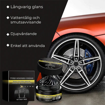 Poleringskräm för Bildäck | Bildäcksglans