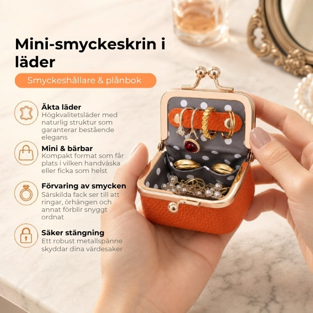 Smyckeskrin i Läder