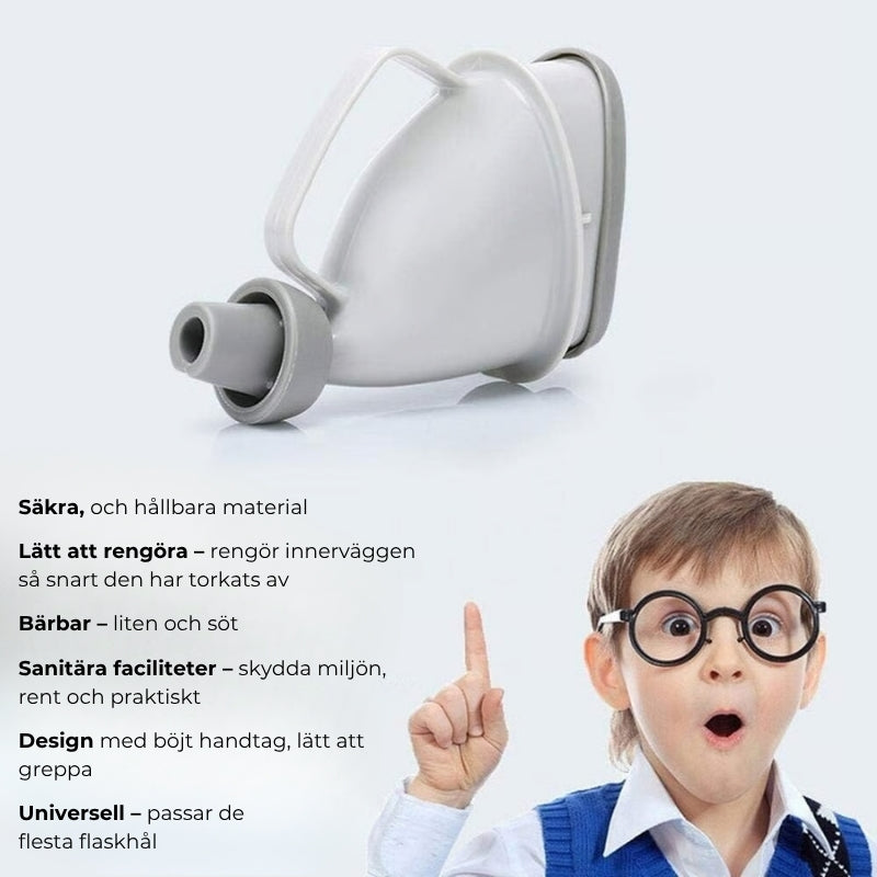 Portabel Kisstratt / Urinal - UNISEX