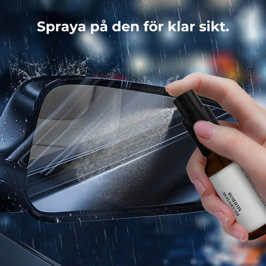 Vattenavvisande spray för bilrutor