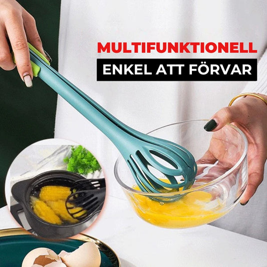2 i 1 - äggvisp och praktisk kökstång