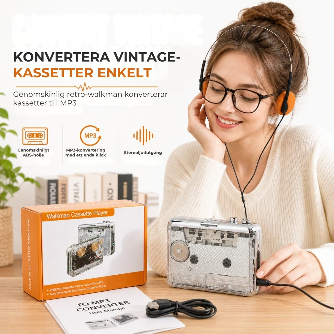 Digital kassettspelare | Omvandlare till MP3