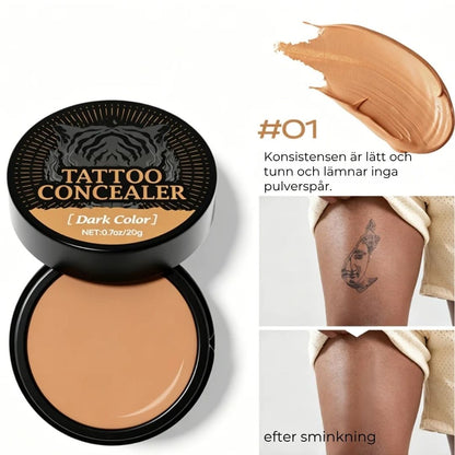Vattentålig concealer för ärr och tatueringar
