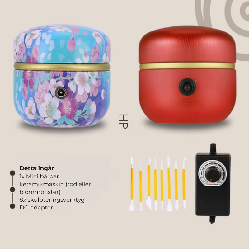 Poterio™ | Bärbar keramikmaskin