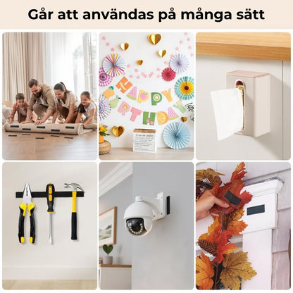 Dubbelsidiga kardborreband | Extra starka och Återanvändbara – 20 PAR