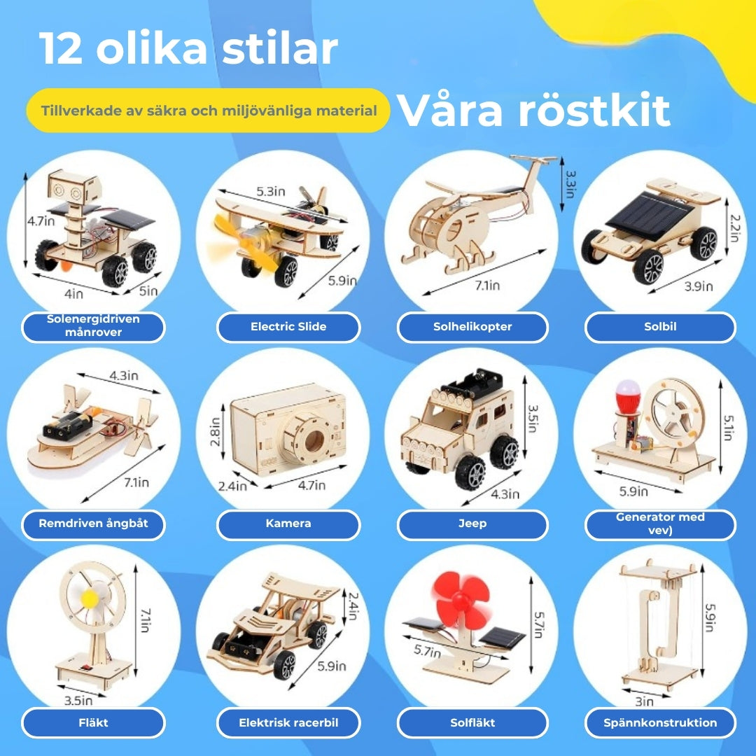 Robotbyggsats som inte kräver verktyg