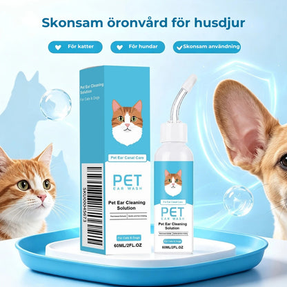 Öronrengöringsdroppar för hundar och katter |60 ml