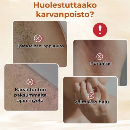 Aromatisk hårborttagningskräm