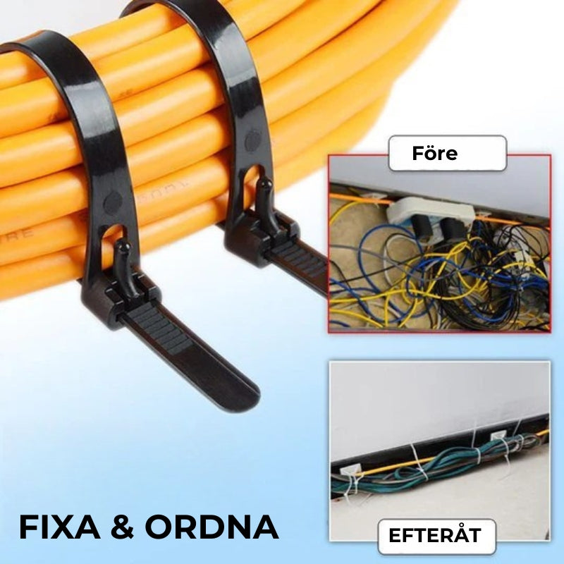 Återanvändbara buntband (30 st)
