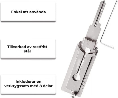Dyrkset i rostfritt stål