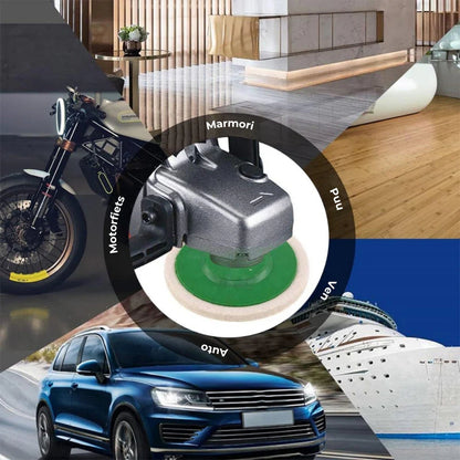 Polerskivor av filt (10 stycken)