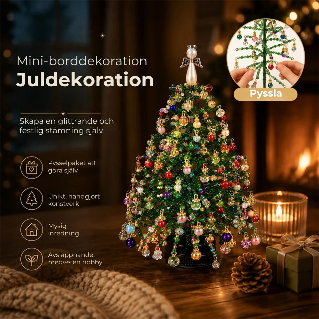 DIY-kit för Julgran med pärlor