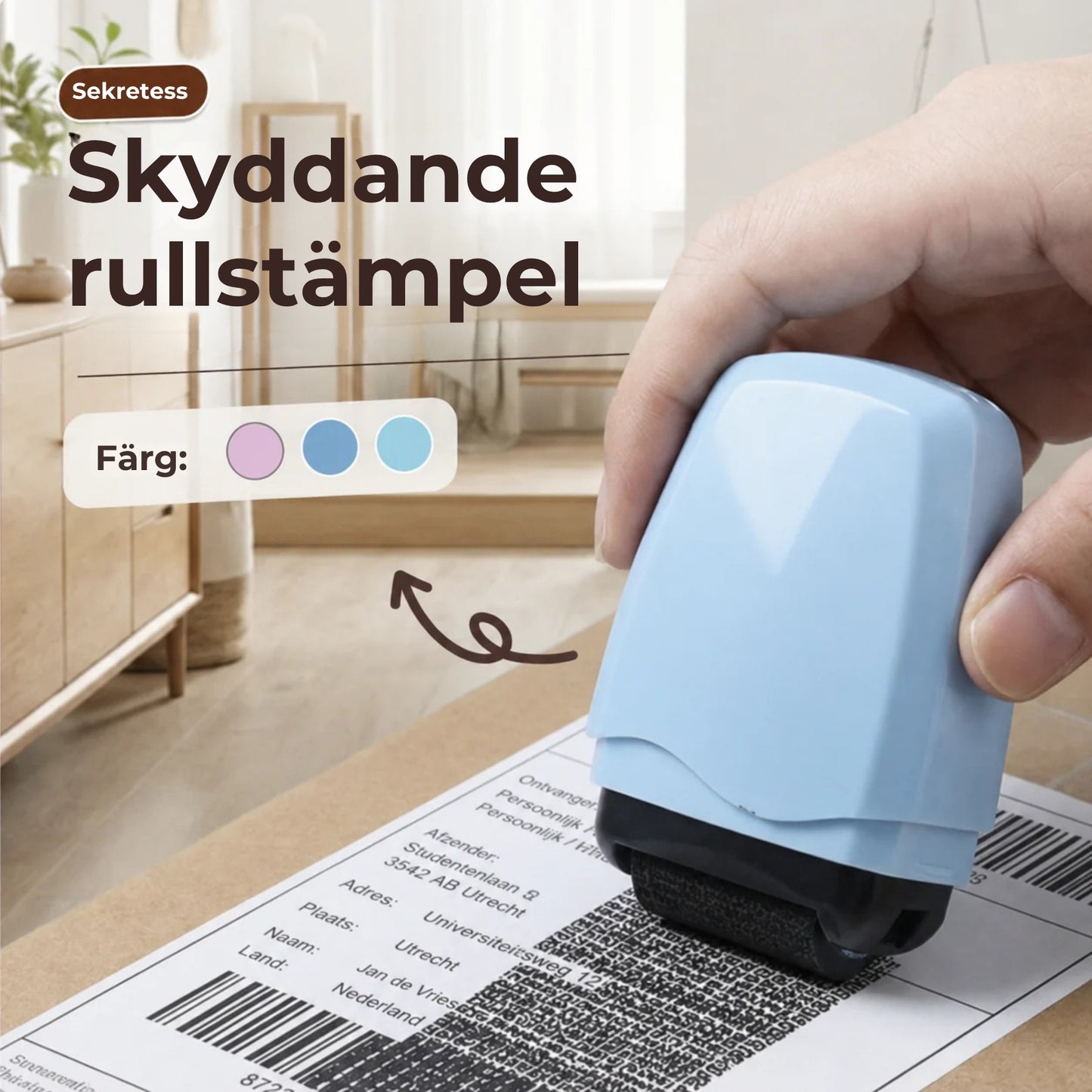 🔒 Sekretesstämpel | Skydda paket och dokument 📦✏️🎁