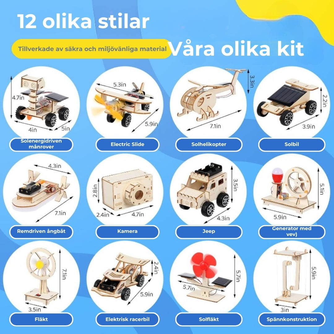 Robotbyggsats som inte kräver verktyg