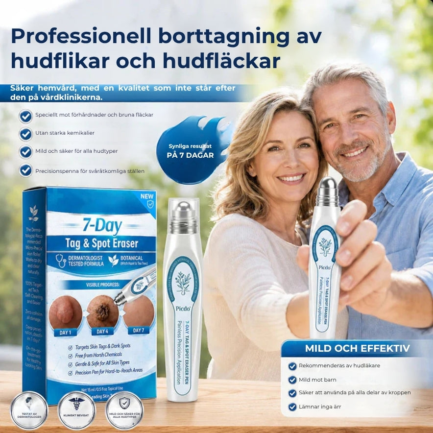Sticka för borttagning av hudflikar och vårtor