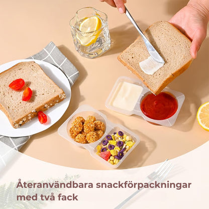 Återanvändbara skålar för Snacks