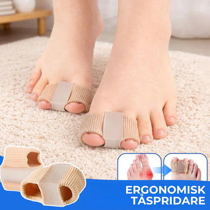 Ergonomisk tåspridare – 2 stycken