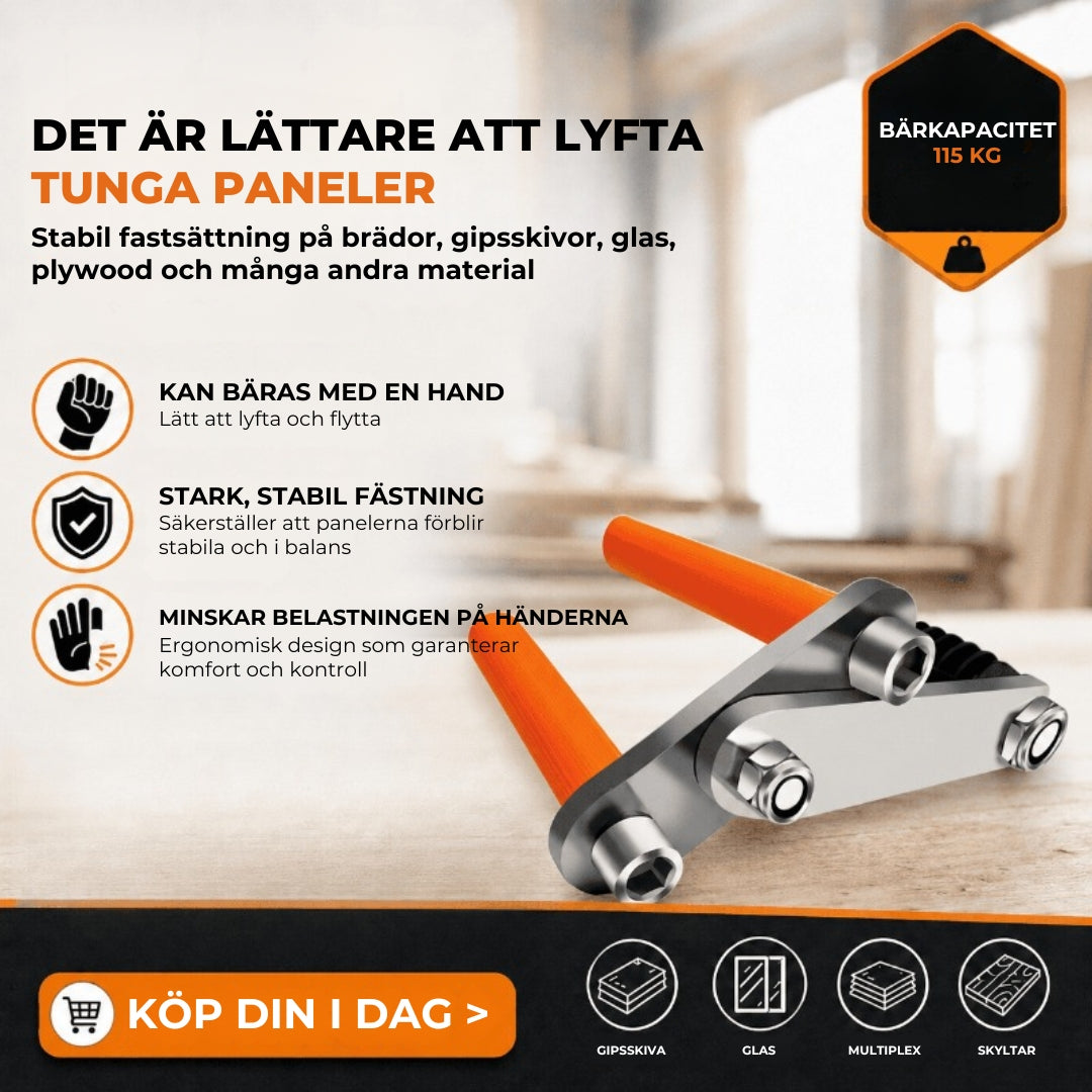 Ergonomisk hållare för Skivor – 2 stycken