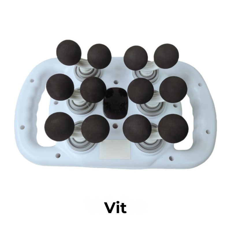 Multifunktionell muskelmassagepistol med 12 huvuden