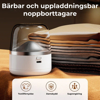 Bärbar och ppladdningsbar Noppborttagare