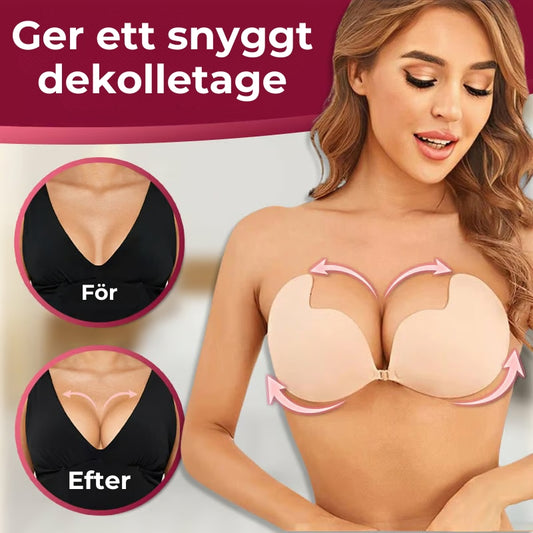 Osynlig Push-up BH utan axelband