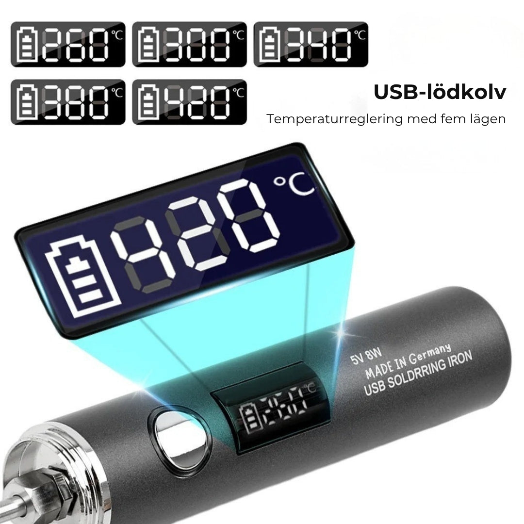 USB-laddningsbar Lödpenna