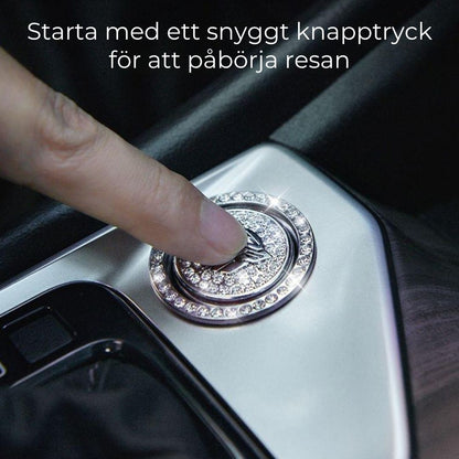 Stiligt tillbehör för bilens startknapp