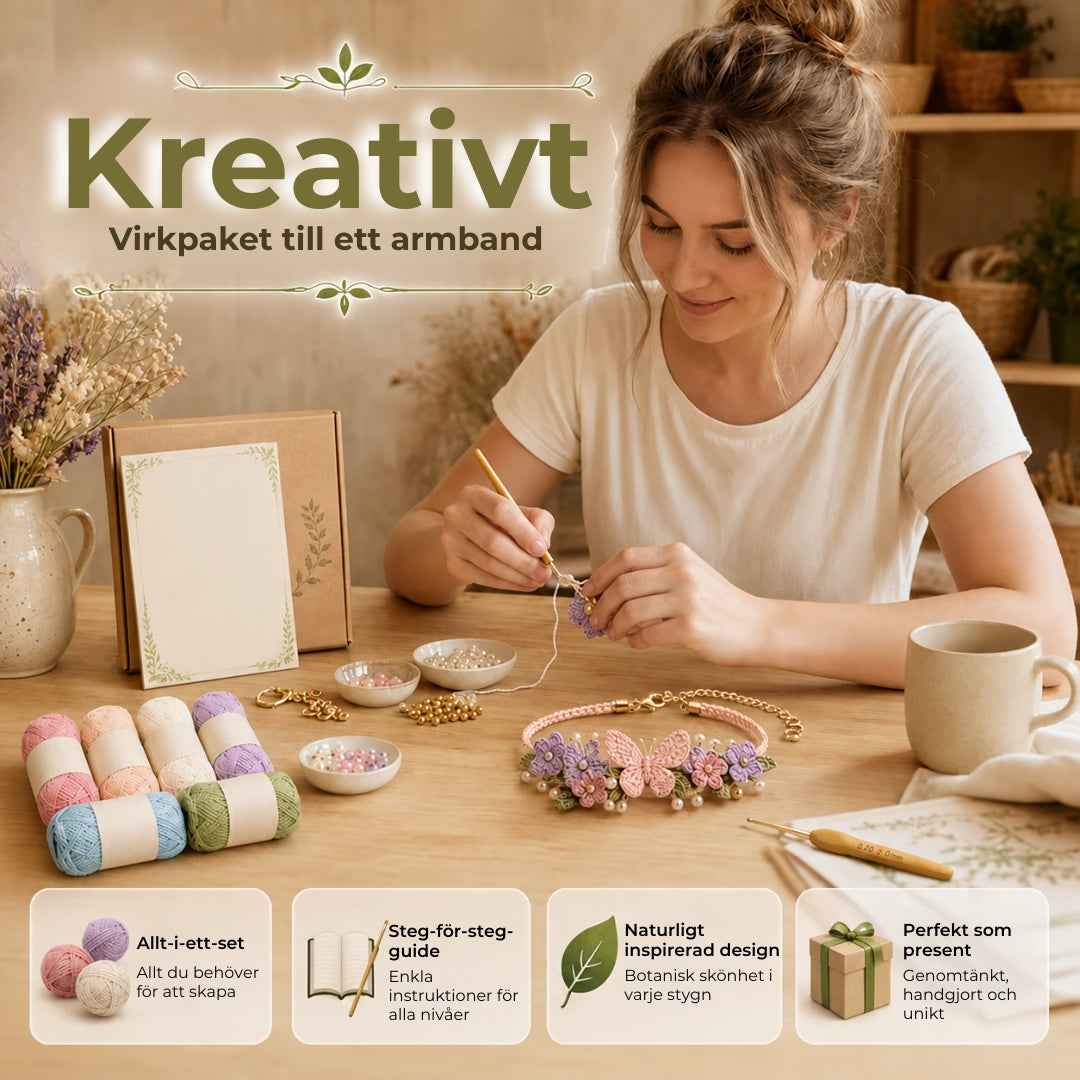 DIY-armband – virkningssats