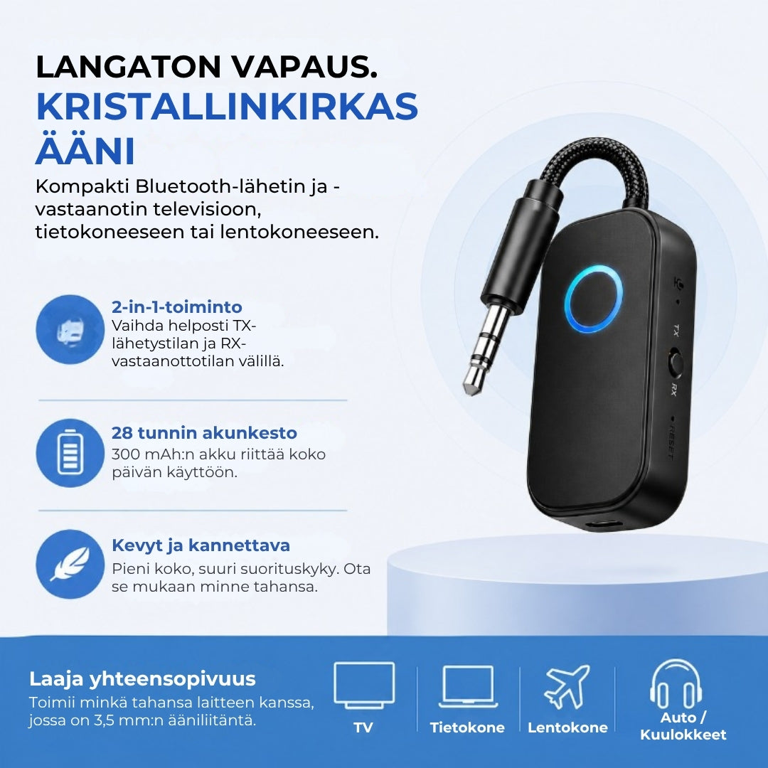 Bluetooth-ljudadapter | sändare/mottagare