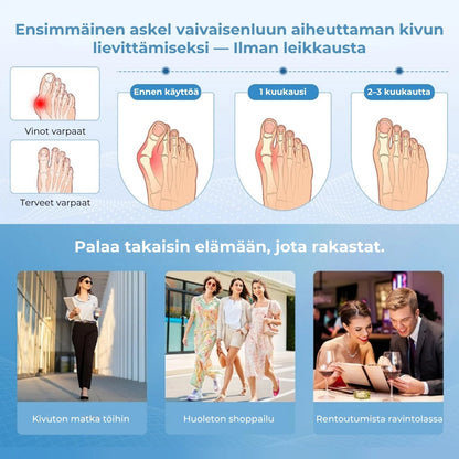 Justerbar hallux valgus-korrigerare