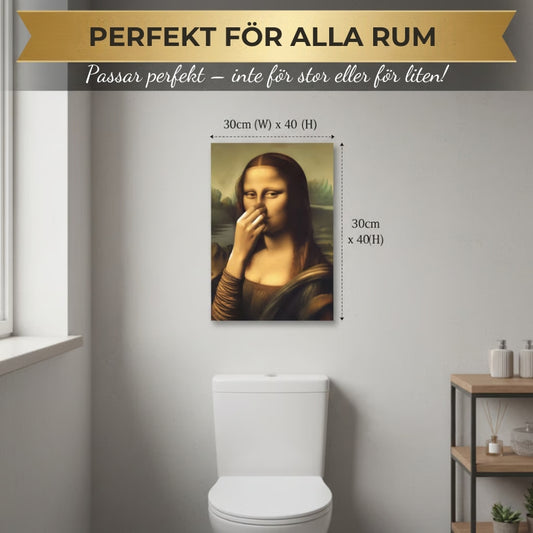 Mona Lisa + Luktar illa | (Exklusiv ram)