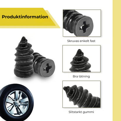 🔩Set med däckreparationsspikar i två storlekar | 60 Styck