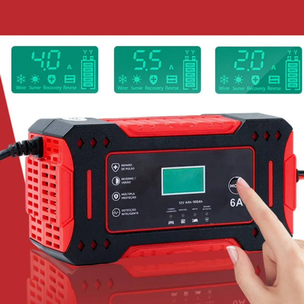 ⚡Smart Batteriladdare med DäckPump