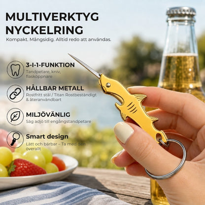 3-i-1 nyckelring-multiverktyg