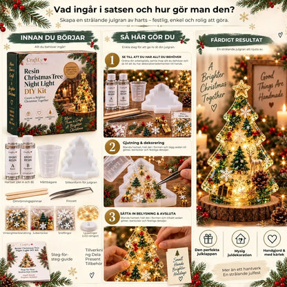 DIY Jul-lampa av harts (inkl instruktioner)