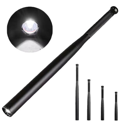 2-i-1-basebollträ i aluminium med ficklampa | Avtagbart handtag