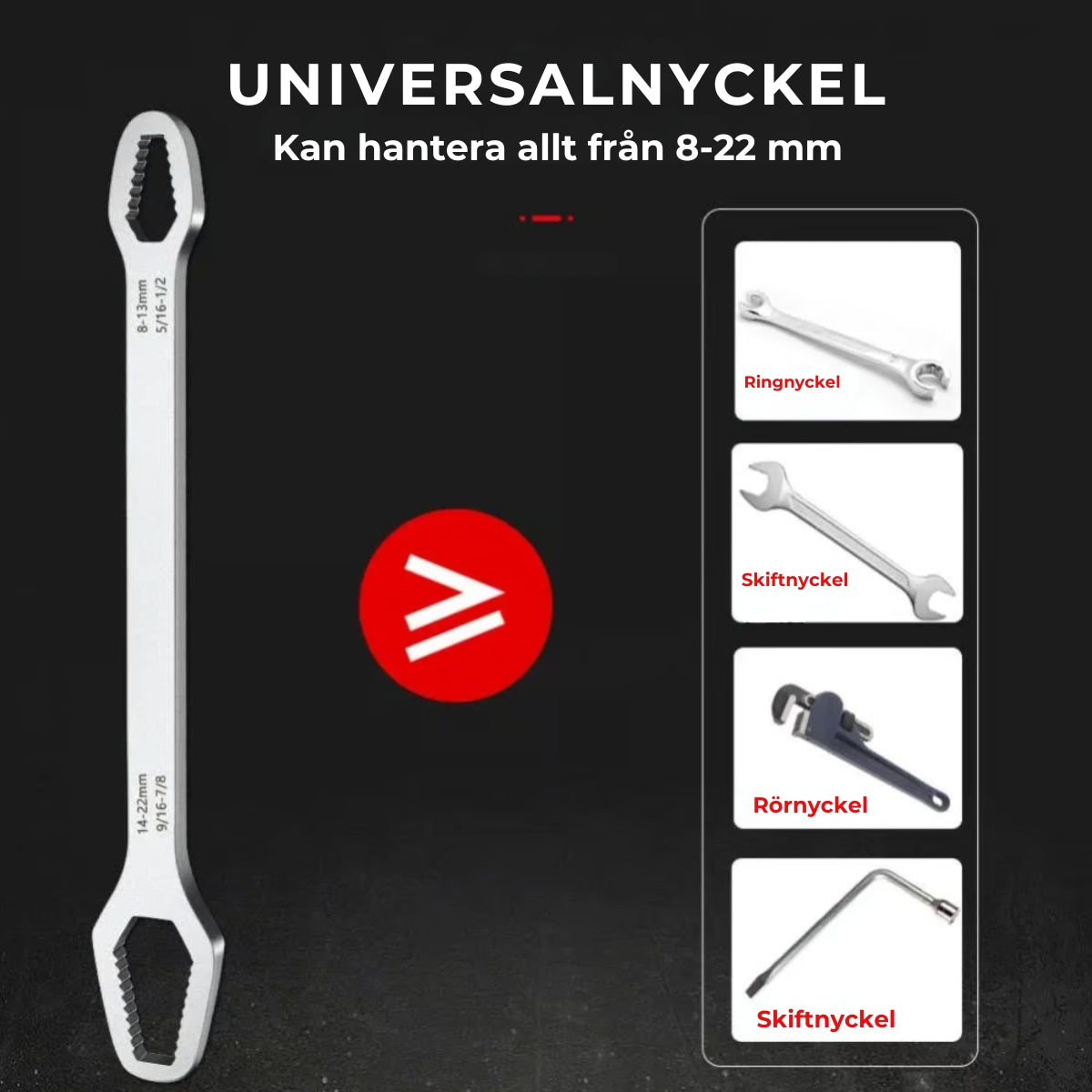 🔧 8-22 mm universalnyckel