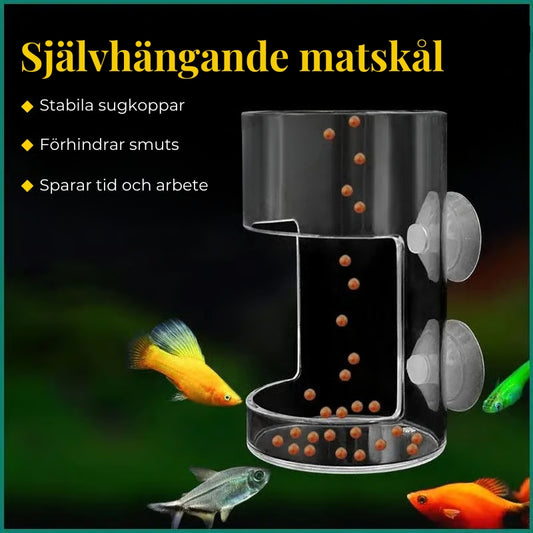 Skräpfri Matningsskål för Akvarium