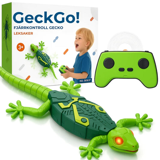 GeckGo!™️ - Väggklättrande RC-ödla