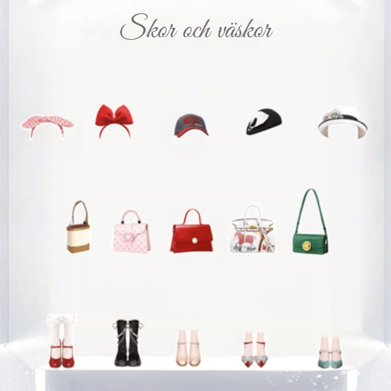 Magnetisk Prinsessklädesbok för barn