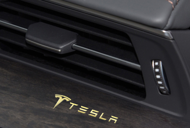 Bildekaler i metall – 4 stycken