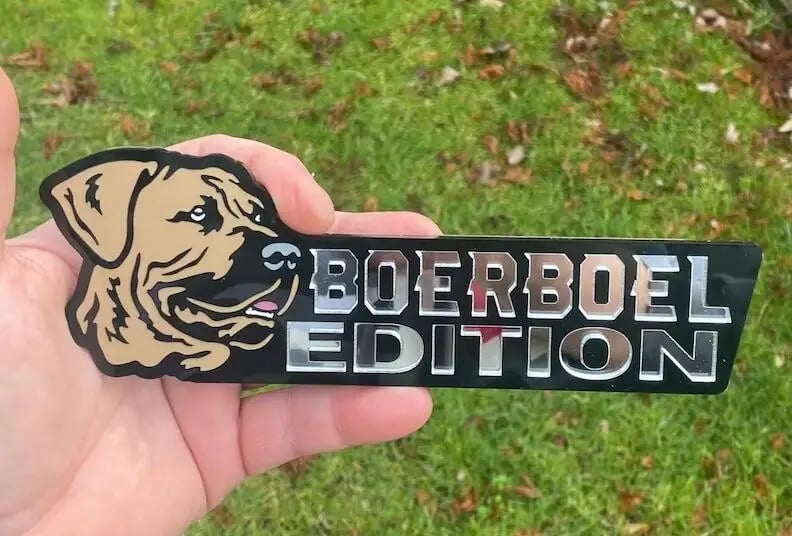 Hunddekal för bil