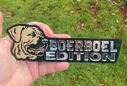 Hunddekal för bil