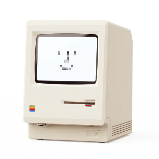 Retro Mini Mac-klocka