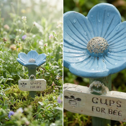 Blomformad vattenbehållare för bin💧