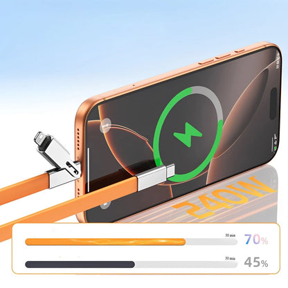 240 W snabbladdningskabel med SMART hållare (360°)