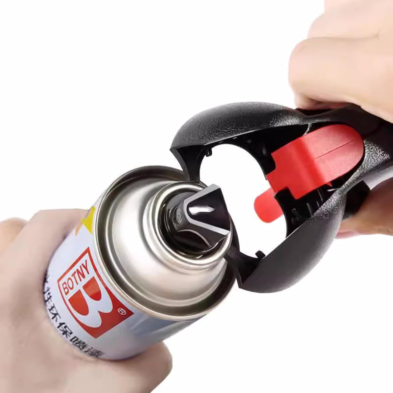 Universellt Sprayburkshandtag